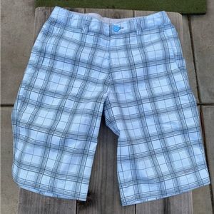 Boys Nike Plaid Golf Short
